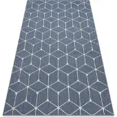 Rugsx Matto string sizal flat 48721/591 neliöt 3d sininen