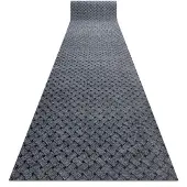 Rugsx Runner - Alfombrilla antideslizante 100 cm VECTRA 902 exterior, interior gris claro 100x790 cm