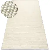 Rugsx NEPAL 2100 luonnollinen, kerma matto - villainen, kaksipuolinen