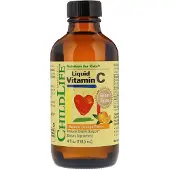 Child Life,ChildLife,ChildLife,ChildLife Essentials Nesteinen C-vitamiini, Luonnollinen Appelsiinimaku - 118 ml