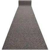 Rugsx Alfombrilla antideslizante 100 cm MAGNUS 1951 Zigzag exterior, interior beige 100x610 cm