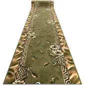Rugsx Alfombra de pasillo BCF TRIO verde 150 cm 150x780 cm