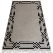 Rugsx Alfombra AMOUR 53071A beige - Marco, moderno, elegante 78x150 cm