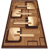Rugsx Alfombra BCF Morad MALINA clásico - marrón 120x170 cm