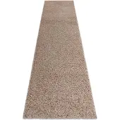 Rugsx Alfombra, alfombra de pasillo SOFFI shaggy 5cm beige - para la cocina, entrada, pasillo 70x250 cm