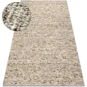 Rugsx NEPAL 2100 sand, beige matto - villainen, kaksipuolinen, luonnollinen
