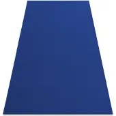 Rugsx Alfombra con refuerzo de goma RUMBA 1349 un solo color cobalto 200x500 cm