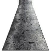 Rugsx Alfombra de pasillo con refuerzo de goma MARL Hormigón, gris 80 cm 80x470 cm