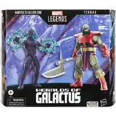 Hasbro Marvel Legends 2-pakkaus sarjakuvasarjan Herald of Galactus 6" toimintahahmo