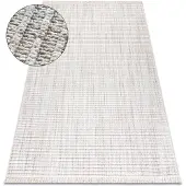 Rugsx Alfombra NANO FH72A Melange, bucle, tejido plano gris 120x170 cm