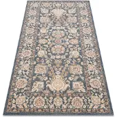 Rugsx Matto Villa JADE 45009/900 Runko, kukat klassinen beige / sininen, 85x160 cm