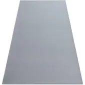Rugsx Alfombra con refuerzo de goma RUMBA un solo color gris 200x450 cm