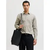 Jack & Jones Jprblaparker Shirt L/S Noos - Beige - S