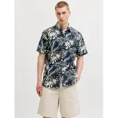 Jack & Jones Jjhonolulu Aop Shirt Ss - Multi/patterned - S