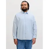 Jack & Jones Breeze Linen Plus Size Pitkähihainen Kauluspaita