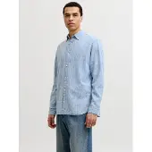 Jack & Jones Harvey Chambray Premium Pitkähihainen Kauluspaita