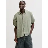 Jack & Jones Jornantucket Doubl Cloth Shirt Ss 2Pk Mp - Blue - S
