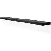 Ethnicraft Seinähylly Mustaksi petsattua tammea 210x22 cm