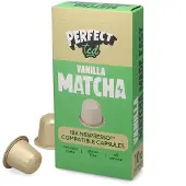 PerfectTed Vaniljanmakuinen matchakapseli Nespresso Original -kahvikoneille , 10 kpl.
