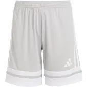 Adidas Urheiluhousut 'Squadra 25' vaaleanharmaa / valkoinen