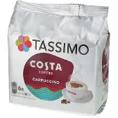 COSTA | Cappuccino - 6 kahvikapselia + 6 maitokapselia Tassimo-koneeseen
