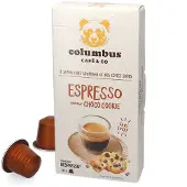 Columbus | Suklaakeksiespresso - 10 kapselia Nespresso-koneisiin