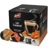 Chef Rene | Karamellikahvi - 16 kapselia Dolce Gusto-koneisiin