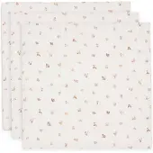 Jollein Musliiniviltti 70x70 cm 3-pack, Animal Friends