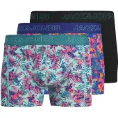 Jack & Jones Jacexotic Leaves Trunks 3 Pack Sn - Multi/patterned - XL