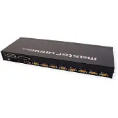 Aten – KVM switch, 1 console controls 8 computers, OSD, 19", USB & PS/2 (CS1708A-AT-G)