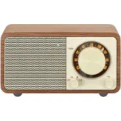 Sangean Kannettava radio - - AITO MINI - Bluetooth - FM - Pähkinäpuukotelo