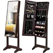Songmics Organizer na bizuterie z lustrem 160 cm
