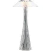 Kartell Pöytävalaisin Space, Kromi/hopea, Olohuone/ruokailutila, Synteettinen materiaali, Design