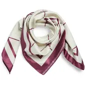 Pieces Pcbambi Square Scarf Bc - Cream - ONE SIZE