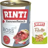 Rinti Kennerfleisch Horse - wet dog food - 400g