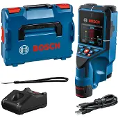 Bosch Wallscanner D-tect 200 C, 2,0Ah akku, laturi, L-BOXX