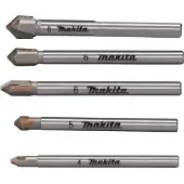 Makita Pora lasia tai keraamisia laattoja varten E-25410; 4-8 mm; 5 kpl.