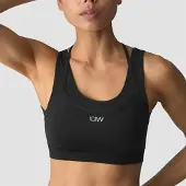 ICANIWILL Mirage Seamless Double Layer Sports Bra Black