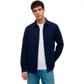 Tommy Hilfiger Overshrt Co Lyocell Structur - Navy - XXL