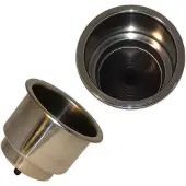 Osculati Delux SS standard glass holder w/drain hole