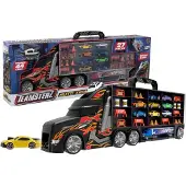 Teamsterz Metro City Leikkisetti Auto Transporter + 8 Autoa