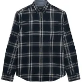Superdry for man. M4011197A Marine Cotton Lumberjack Shirt (3XL), Casual, Long sleeve, Navy