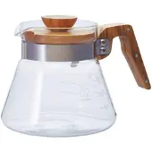 Hario lasinen kahvikuppi 600ml Olive Wood
