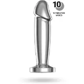 Vuxen Sarmy Vibrating Chrome Anal Plug Small