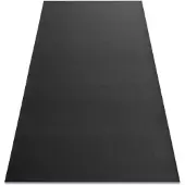 Rugsx Alfombra con refuerzo de goma RUMBA 1909 un solo color antracita 80x200 cm