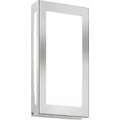 CMD LED-seinävalaisin Aqua Rain Mini liiketunnistimella, ruostumaton teräs, Alumiini/harmaa/sinkki, Ruostumaton teräs, Moderni