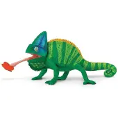 Safari Veiled Chameleon Figure Vihreä From 3 Years