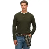 Superdry Vle Mid Weight Henley Pitkähihainen T-paita