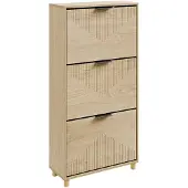 SoBuy Kenkäkaappi Vaalea 60x24x120 cm