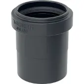 Geberit Silent siirtymäliitos 56 x 50 mm t/hitsattu, musta, PEH